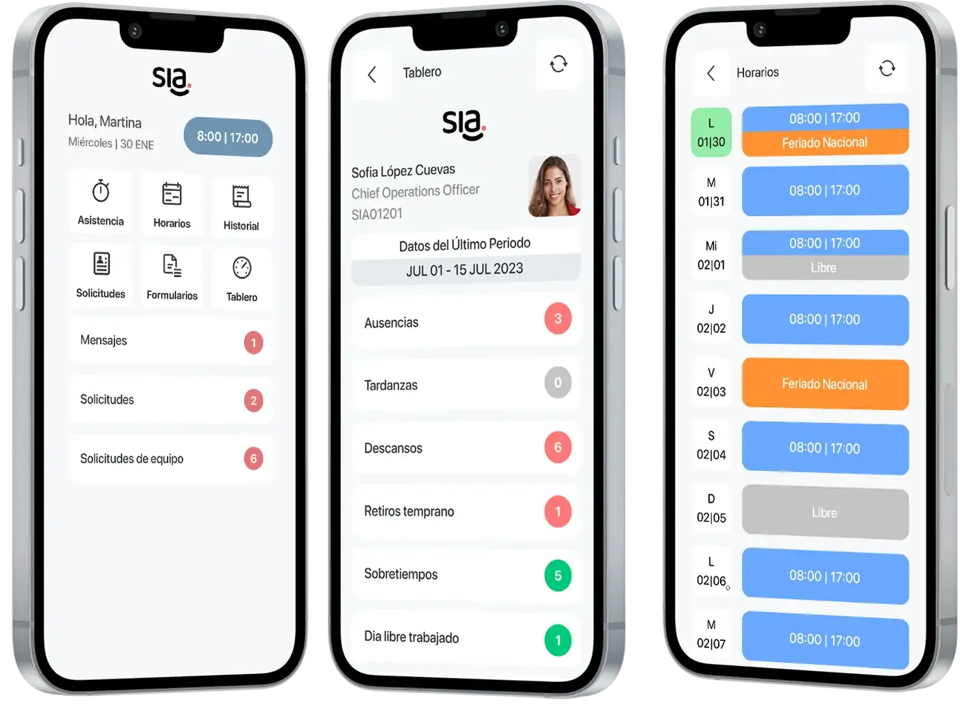 App para control de asistencia básico- SIA