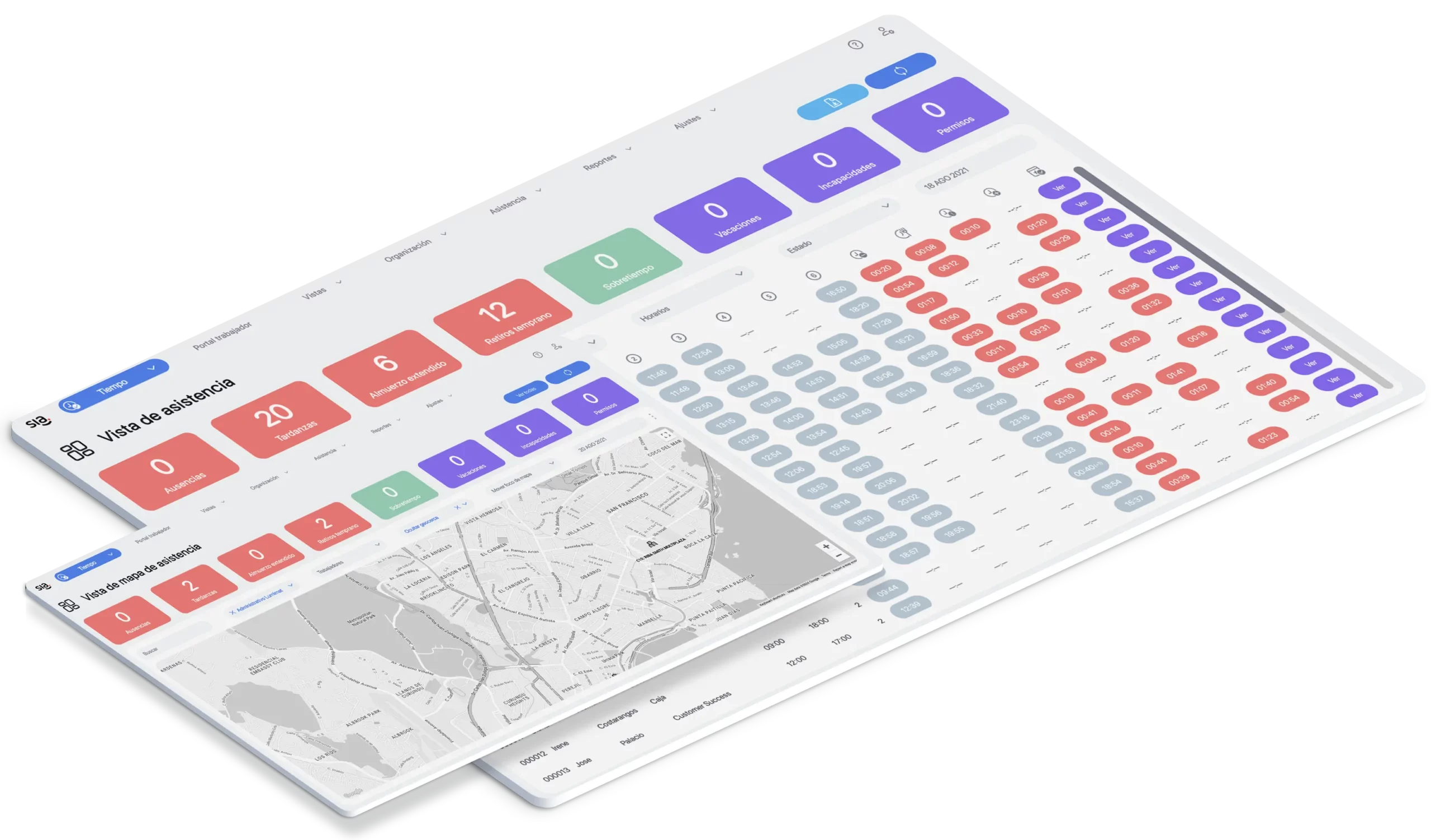 Registro de asistencia - SIA