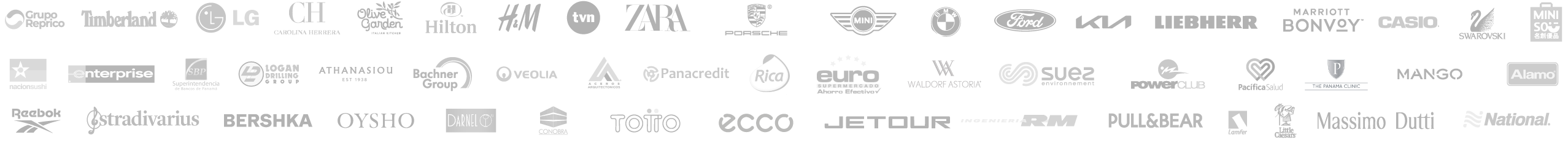 Logos de clientes SIA